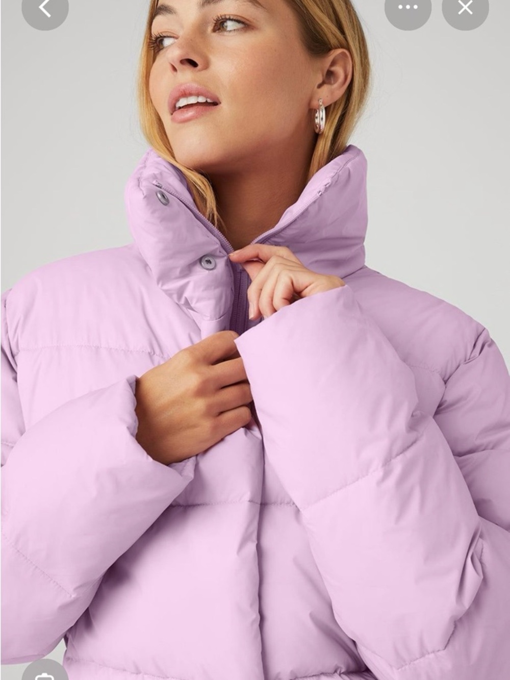 Alo yoga women puffer jacket in pink